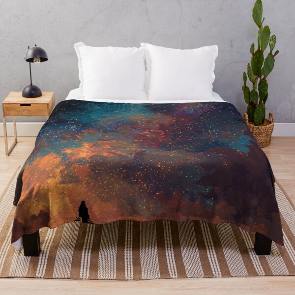 Item preview, Traveler Under the Cosmic Sky Pixel Art designed and sold by Rtymer.