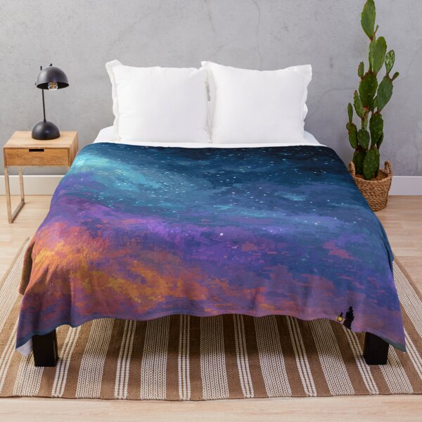 Item preview, Traveler Under the Cosmic Sky Pixel Art designed and sold by Rtymer.