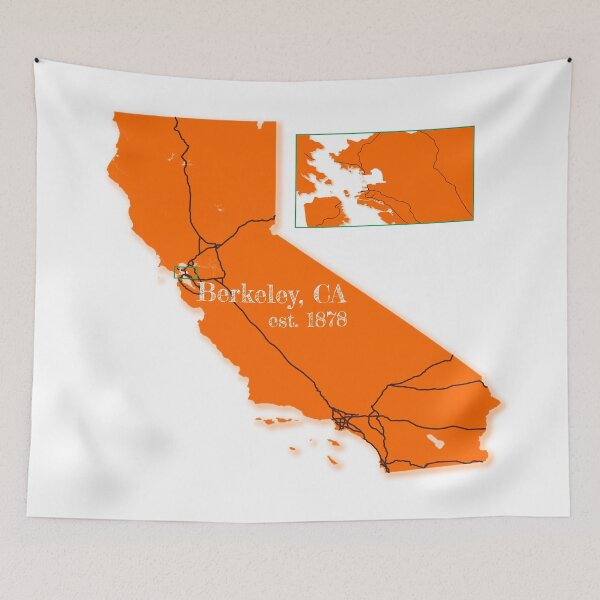 Item preview, Berkeley, CA [Orange] designed and sold by PhilbonianDezin.