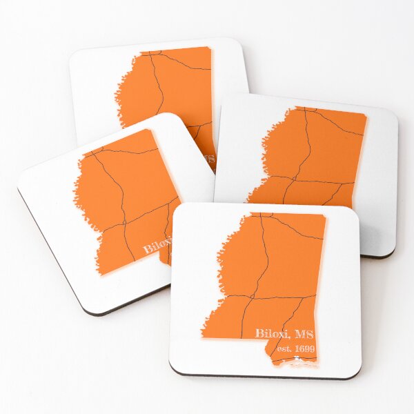Item preview, Biloxi, MS [Orange] designed and sold by PhilbonianDezin.