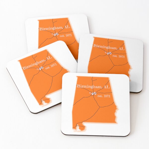 Item preview, Birmingham, AL [Orange] designed and sold by PhilbonianDezin.