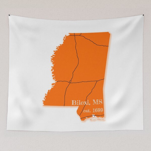 Item preview, Biloxi, MS [Orange] designed and sold by PhilbonianDezin.