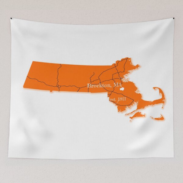 Item preview, Brockton, MA [Orange] designed and sold by PhilbonianDezin.