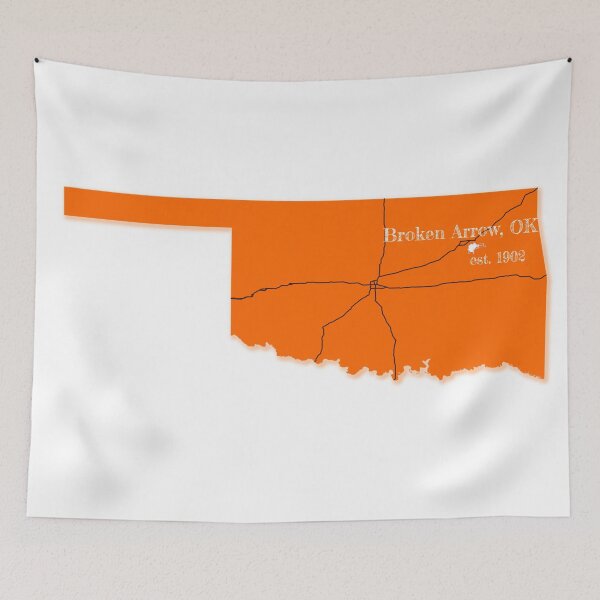 Item preview, Broken Arrow, OK [Orange] designed and sold by PhilbonianDezin.