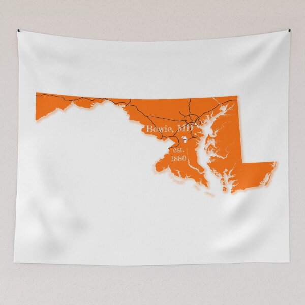 Item preview, Bowie, MD [Orange] designed and sold by PhilbonianDezin.