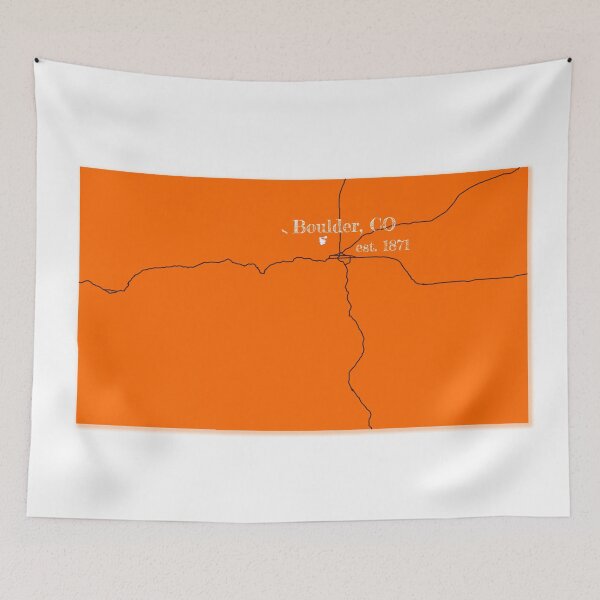 Item preview, Boulder, CO [Orange] designed and sold by PhilbonianDezin.