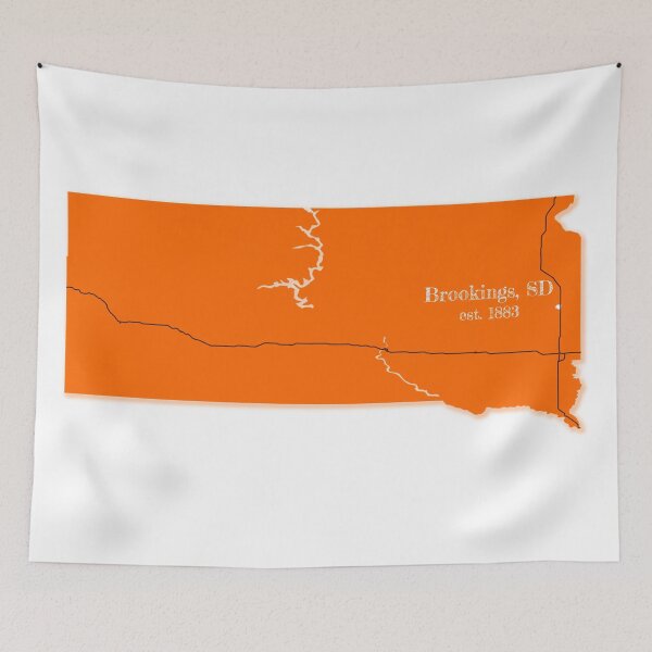 Item preview, Brookings, SD [Orange] designed and sold by PhilbonianDezin.
