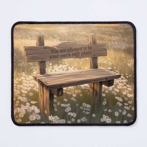 Item preview, You Are Allowed To Be Your Own Safe Place, Self Care Quote, Art Therapy designed and sold by MoMidoStore.
