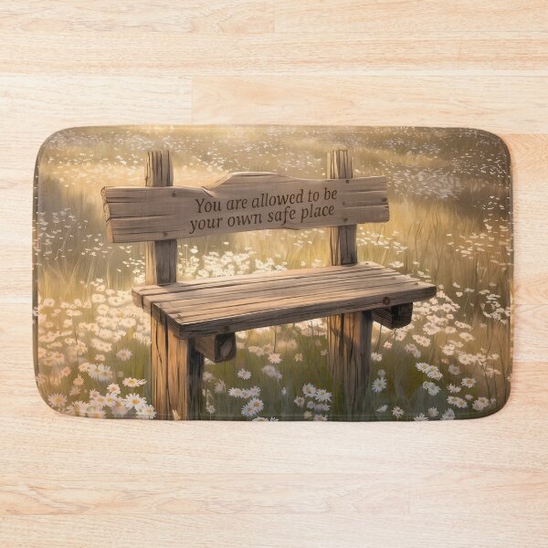 Item preview, You Are Allowed To Be Your Own Safe Place, Self Care Quote, Art Therapy designed and sold by MoMidoStore.