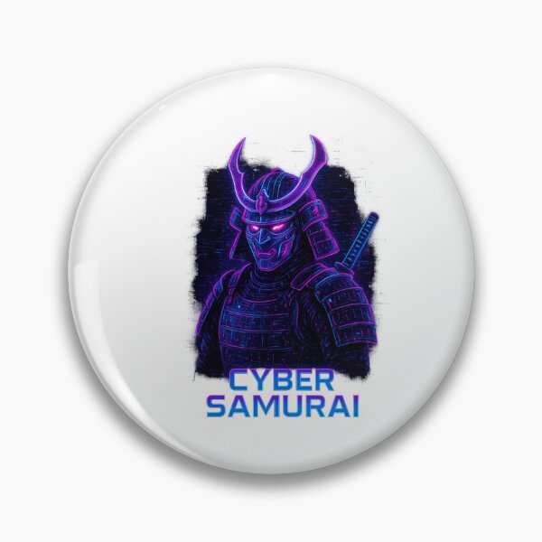 Item preview, Cyber Samurai – Neon Warrior designed and sold by ustylelab.