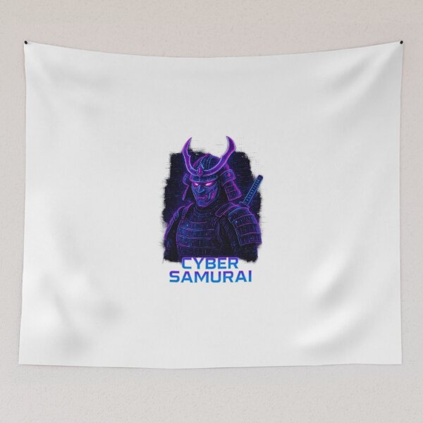 Item preview, Cyber Samurai – Neon Warrior designed and sold by ustylelab.