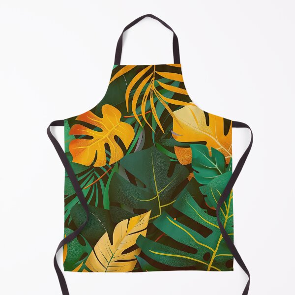 Item preview, Lush Green And Golden Palm Leaves Exotic Art designed and sold by DEC02.