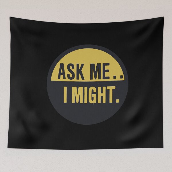 Item preview, Vintage Ask Me I Might designed and sold by QuayTradingCo.