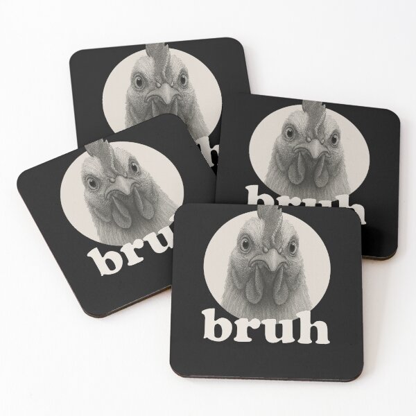 Item preview, Funny Chicken Bruh Humor Meme Animal Lover Boys Girls Kids designed and sold by rafaeltto.