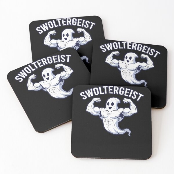 Item preview, Halloween Bodybuilding Ghost Funny Swoltergeist Spooky Gym designed and sold by elderberry.