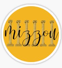 mizzou columns Sticker