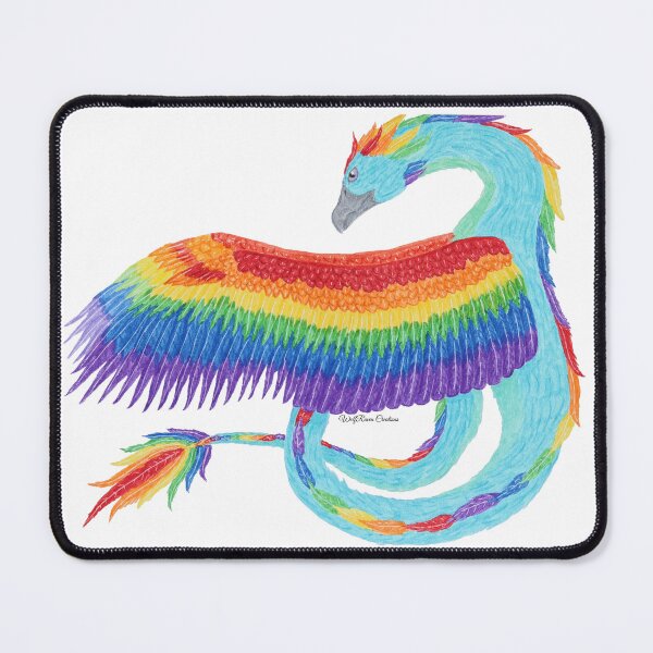 Item preview, Colorful feathered rainbow serpent designed and sold by WolfRaven Creations.