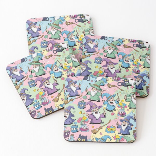 Item preview, Whimsical Wizards and Magical Pattern designed and sold by MySignatureItems.