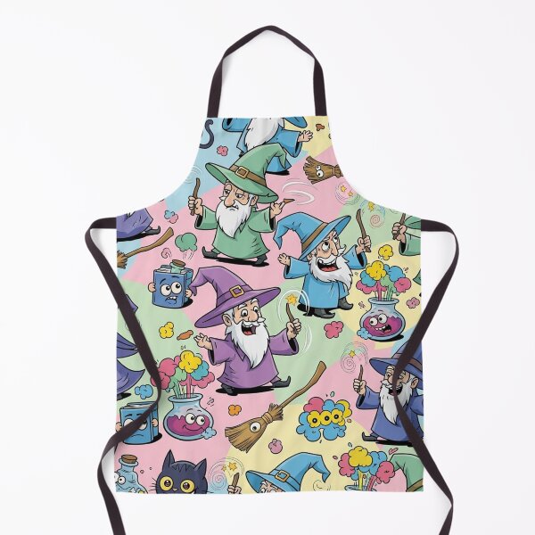 Item preview, Whimsical Wizards and Magical Pattern designed and sold by MySignatureItems.