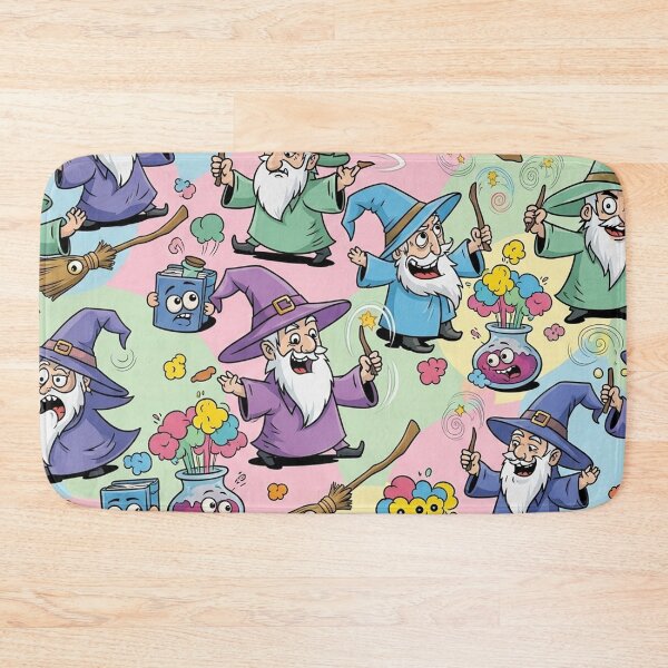 Item preview, Whimsical Wizards and Magical Pattern designed and sold by MySignatureItems.