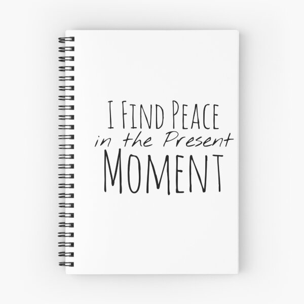 Item preview, I Find Peace in the Present Moment – Mindfulness Affirmation designed and sold by Camila  Ardila.