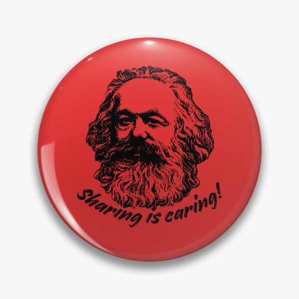 Item preview, Sharing is caring | Karl Marx, Marxist, Socialist Principles  designed and sold by leftyshirts.