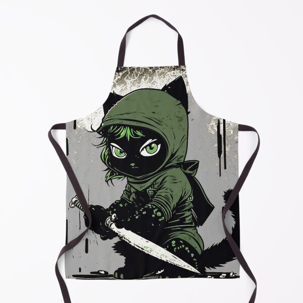 Item preview, Black Cat NINJA designed and sold by CleverCulture.