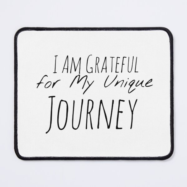 Item preview, I Am Grateful for My Unique Journey – Gratitude Affirmation designed and sold by Camila Ardila.