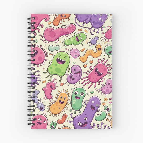 Item preview, Happy Microbe Party Pattern designed and sold by MySignatureItems.