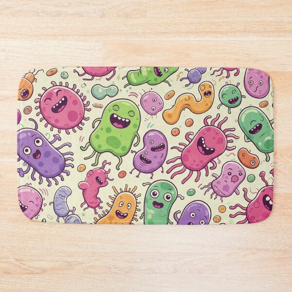 Item preview, Happy Microbe Party Pattern designed and sold by MySignatureItems.