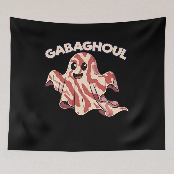 Item preview, Gabaghoul Funny Italian Food Ghost Halloween Pun designed and sold by elderberry.