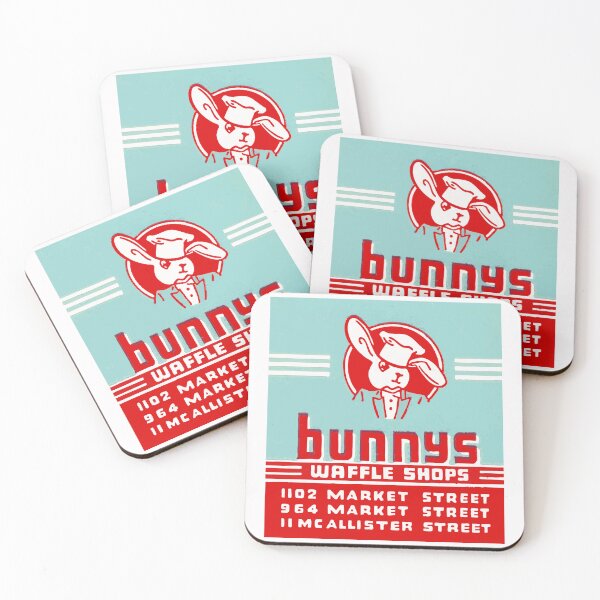 Item preview, Bunnys Waffle Shops Vintage Matchbook designed and sold by Unkie Monkie Studios.