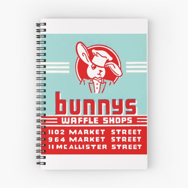 Item preview, Bunnys Waffle Shops Vintage Matchbook designed and sold by Unkie Monkie Studios.