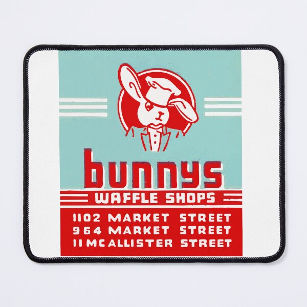 Item preview, Bunnys Waffle Shops Vintage Matchbook designed and sold by Unkie Monkie Studios.