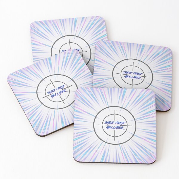 Item preview, Shoot First Aim Later Target Crosshair Action Design designed and sold by BPozitiv.