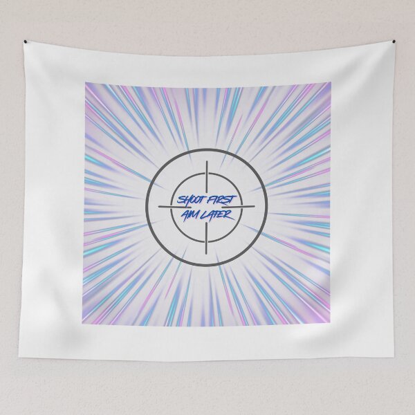 Item preview, Shoot First Aim Later Target Crosshair Action Design designed and sold by BPozitiv.