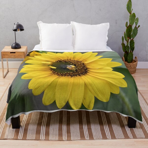 Item preview, Long Horned Bee on sunflower designed and sold by Cblifeisgood.