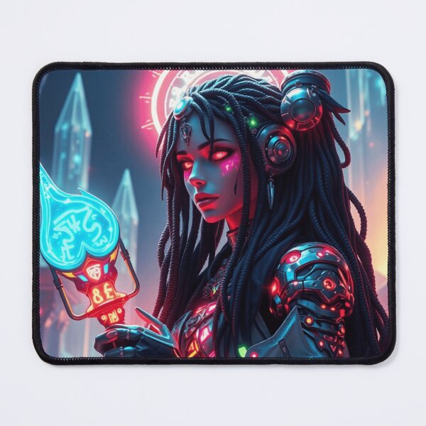 Item preview, Virgo Cyberpunk Zodiac Guardian designed and sold by KaoticMindZ.