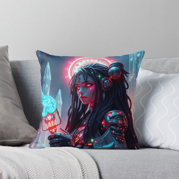 Item preview, Virgo Cyberpunk Zodiac Guardian designed and sold by KaoticMindZ.