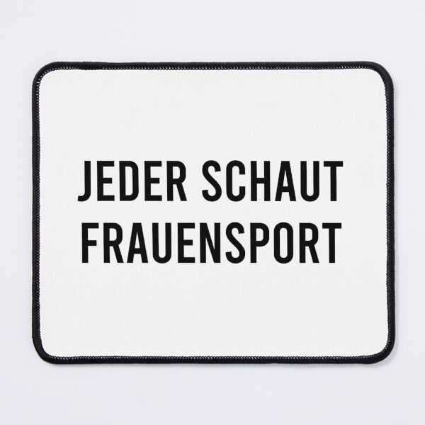 Item preview, Jeder Schaut Frauensport designed and sold by coffeepolicy.