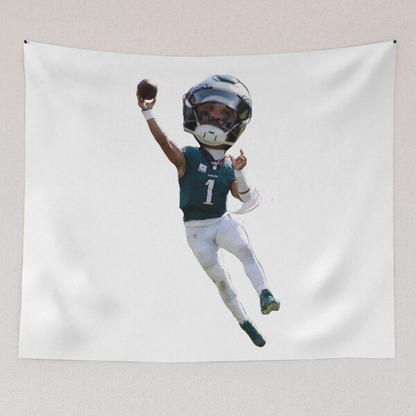 Item preview, Big Head Jalen Hurts designed and sold by Julianna Reyes Designs.