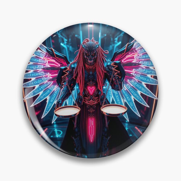 Item preview, Libra Cyberpunk Zodiac Guardian designed and sold by KaoticMindZ.