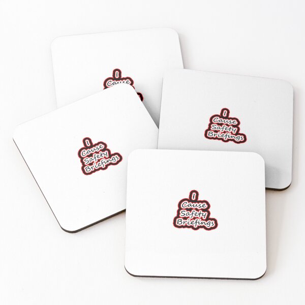 Item preview, I Cause Safety Briefings Funny Sticker – Workplace Humor, Jobsite Safety Gift designed and sold by Line Designs By Duck.
