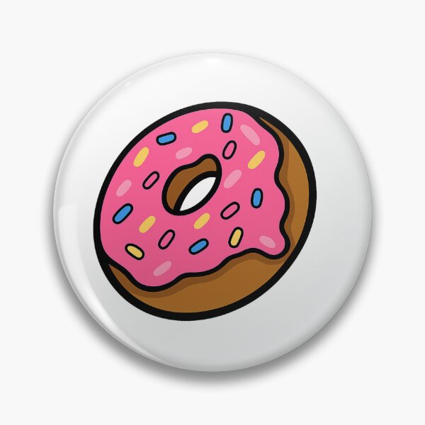 Item preview, Pink Sprinkle Donut – Cute Text-Free Cartoon Treat designed and sold by CanSparkleArt.