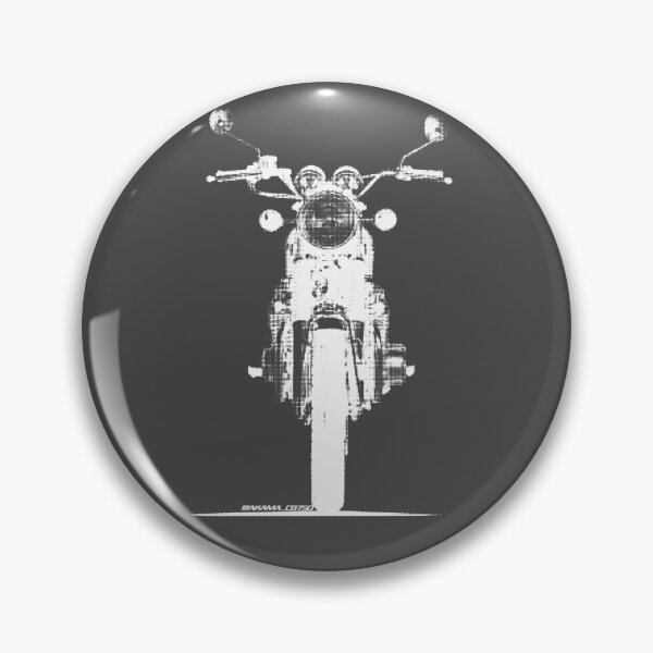 Item preview, CB750 Halftone — Whiteout designed and sold by TrackSwag.