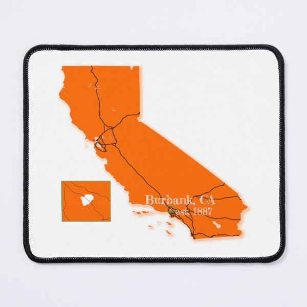 Item preview, Burbank, CA [Orange] designed and sold by PhilbonianDezin.