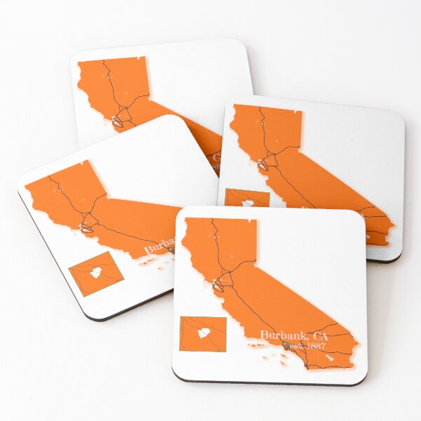 Item preview, Burbank, CA [Orange] designed and sold by PhilbonianDezin.