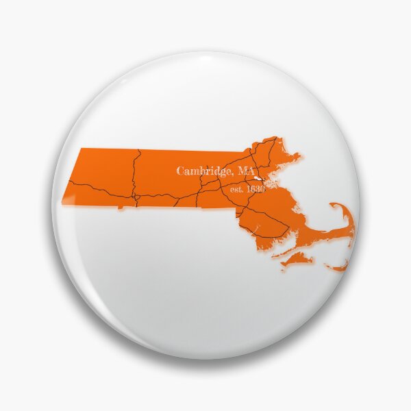 Item preview, Cambridge, MA [Orange] designed and sold by PhilbonianDezin.