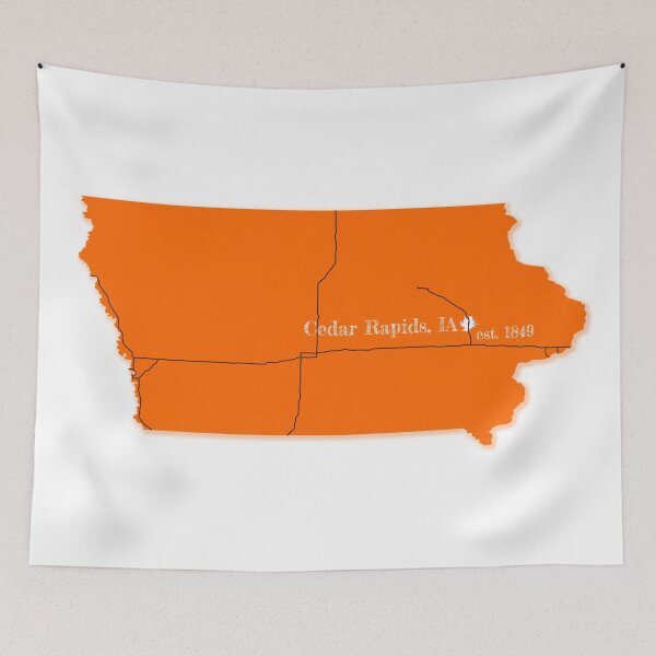 Item preview, Cedar Rapids, IA [Orange] designed and sold by PhilbonianDezin.