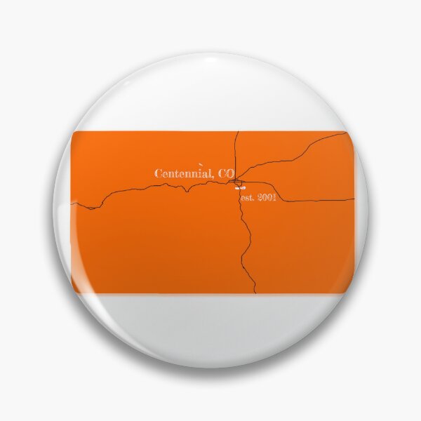 Item preview, Centennial, CO [Orange] designed and sold by PhilbonianDezin.